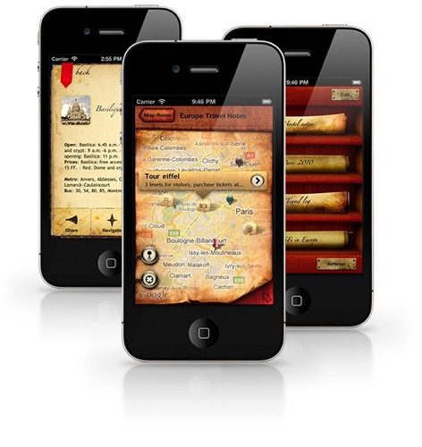 The Cartographer iPhone App Google Maps