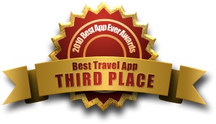 The Cartographer: Third place for Best Travel App in 2010 Best App Ever Awards
